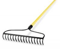 3YU78 Fiberglass Bow Rake, 3 In.Tines