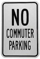 3YUD5 Parking Sign, 18 x 12In, BK/WHT, Text, MUTCD
