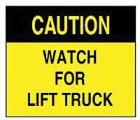 3YUN3 Caution Sign, 10 x 14In, BK/YEL, ENG, Text