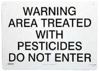 3YUX4 Warning Sign, 10 x 14In, BK/WHT, ENG, Text