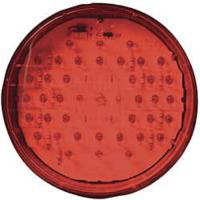 3YXV3 Stop/Tail/Turn Light, LED, Red, Round, 4 Dia