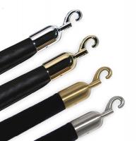 3ZAG9 Post Rope Hook End, Polished Chrome