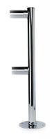 3ZCC3 Adapta-Rail, End Post, Polished Chrome