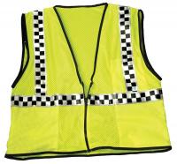 3ZDV1 High Visibility Vest, Class 2, 5XL, Lime