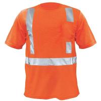 3ZEH4 T-Shirt, Polyester, Orange, XL