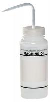 3ZFH3 Wash Bottle, LDPE, Polypropylene, Wide, PK 6