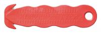 3ZGL3 Safety Knife, Red, 1 1/4 In W, PK 10