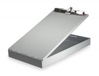 3ZHY7 Portable Storage Clipboard, Memo, Silver