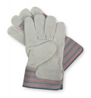 3ZL53 Leather Gloves, Single Palm, L, PR
