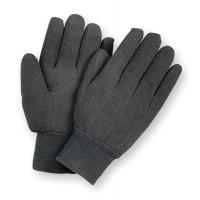 3ZL57 Jersey Gloves, Cotton, L, Brown, PR