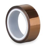 15C037 Film Tape, Polyimide, Amber, 1/2 In x 5 Yd