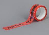 15C763 Carton Sealing Tape, Red/Black, 2In x 55Yd