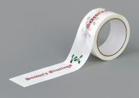 15C765 Carton Tape, Red/Green/White, 2Inx55Yd