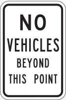 6CFR5 Traffic Sign, 18 x 12In, BK/WHT, Text, MUTCD