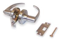 3ZV45 Medium Duty Knob Lockset, Curved, Privacy
