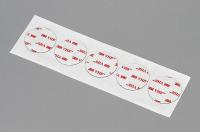 15C346 VHB Tape Shapes, 1-1/2 In, Gray, PK5