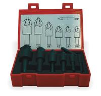 3ZXV5 Countersink Set, 7 PC, 6 FL, 120 Deg, Cobalt