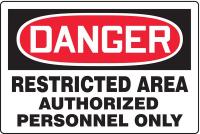 3ZYY4 Danger Sign, 24 x 36In, R and BK/WHT, ENG