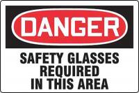 3ZYY7 Danger Sign, 24 x 36In, R and BK/WHT, ENG