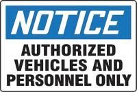 3ZZA2 Notice Sign, 24 x 36In, BL and BK/WHT, ENG