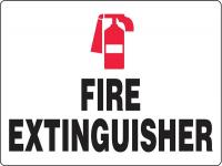 3ZZC7 Fire Extinguisher Sign, 24 x 36In, FEXT