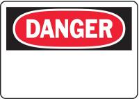 8DMJ6 Danger No Smoking Sign, 10 x 14In, AL, ENG