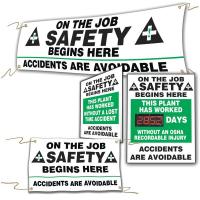 3ZZT5 Safety Scoreboard, Glossy FNSH, Vinyl, PK4