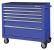 32H854 - Rolling Cabinet, 42 x18-1/2x39-13/16, Blue Подробнее...