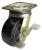 33H710 - Swivel Plate Cstr w/Brke, 500 lb, 8 In Dia Подробнее...