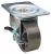 33J032 - Swivel Plate Cstr w/Brke, 150 lb, 2 In Dia Подробнее...