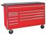 33M658 - Rolling Cabinet, 53 x 24 x 43-1/2 In, Red Подробнее...