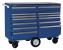 33M661 - Rolling Cabinet, 57-1/4x20x43-1/2 In, Blue Подробнее...