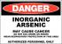 36D402 - Danger Sign, 10x14 In, R and BK/WHT, ENG Подробнее...