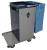 36N080 - Housekeeping Cart, Blue/Gray, Metal Подробнее...