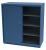 36N153 - Sliding Door Cabinet, 4 Shelf, Bright Blue Подробнее...