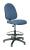 36R188 - Uph Chair, 20 to 27.5 In, MedBlueFab Подробнее...