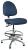36R447 - ESD Uph Chair, 19-26.5 In., Navy, Fabric Подробнее...