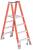 36Y458 - Twin Platform Stepladder, 4 ft., Casters Подробнее...