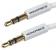 38F904 - Audio Cable, 3.5mm, M/M, 6 Ft, Wht Подробнее...