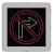 38V924 - LED Sign, No Right Turn, Symbol, 30 x 30 in Подробнее...