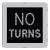 38V930 - LED Sign, No Turns, 30 x 30 in, White/Black Подробнее...