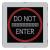 38V937 - LED Sign, Do Not Enter, 36x36 in, Red/White Подробнее...