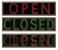 38V945 - LED Sign, Open/Closed, 17 x65 in, Red/Green Подробнее...