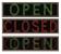 38V946 - LED Sign, Open/Closed, 17 x65 in, Green/Red Подробнее...