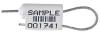 39R473 - Cable Seal, 14 x 19/32In, Zinc, White, PK250 Подробнее...