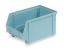 3CLR3 - Stack & Hang Bin, w/Divider, D 9 1/2, Blue Подробнее...