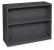 3CTD4 - Bookcase, Heavy Duty Steel, 2 Shelf, Black Подробнее...