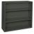 3CTF6 - Bookcase, Steel, 3 Shelf, Black, 42Hx46W In Подробнее...