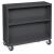 3CTG5 - Mobile Bookcase, Steel, 2 Shelf, Black Подробнее...