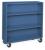 3CTJ6 - Mobile Bookcase, Steel, 3 Shelf, Blue, 48x46 Подробнее...